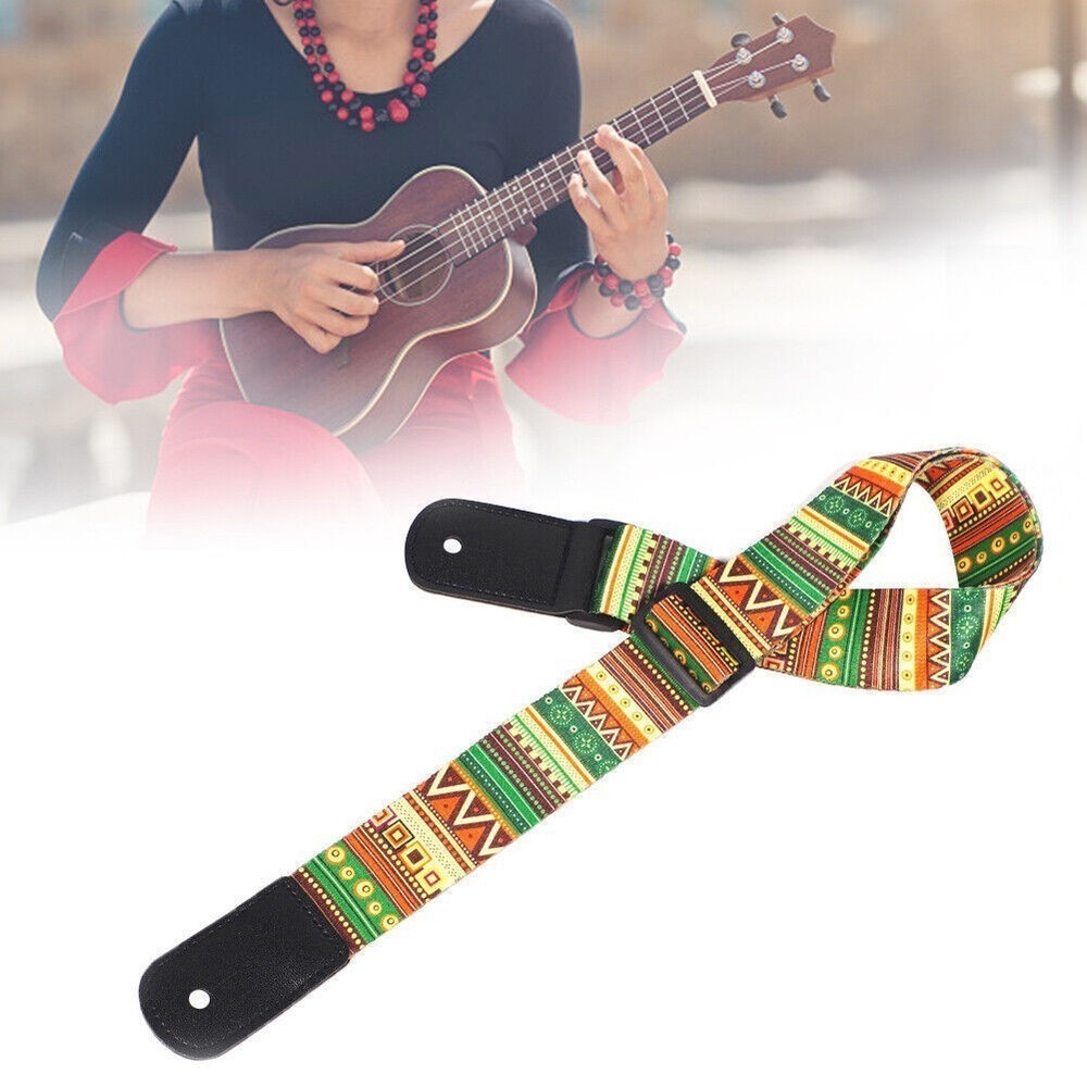 Adjustable Ukulele 4 String Hawaii Guitar Shoulder Strap Accessory Portable