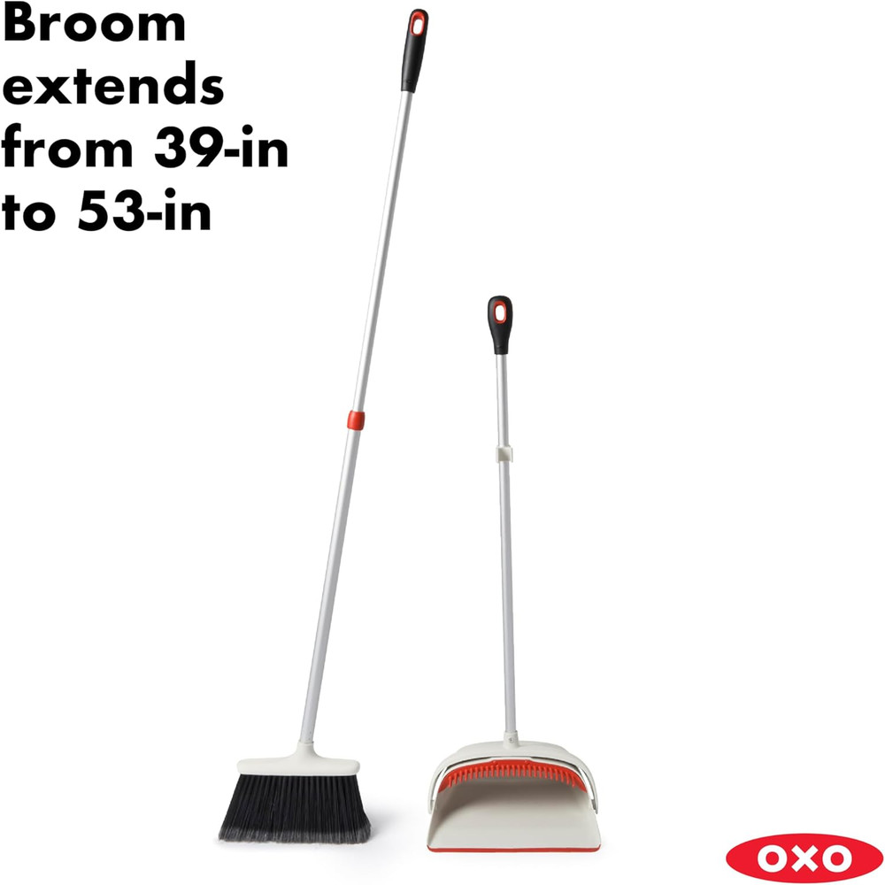Large Upright Sweep Set, Off-white, 8.5" - 12"