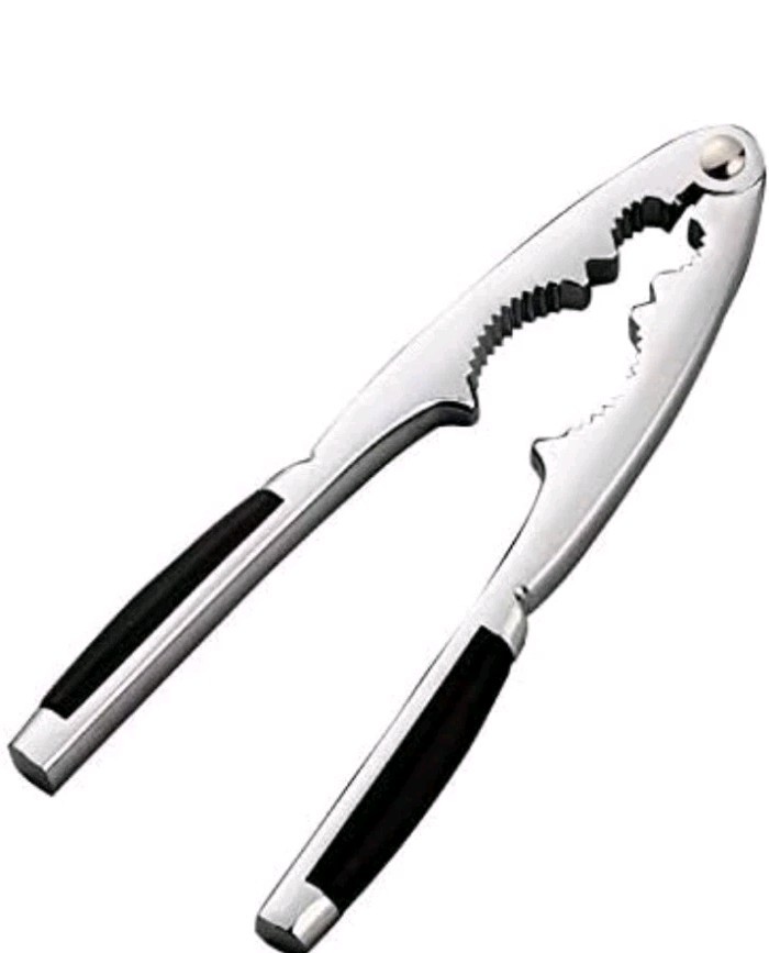 Nutcracker Heavy Duty Shell Cracker Seafood Pecan Walnut Opener Non-Slip Handle