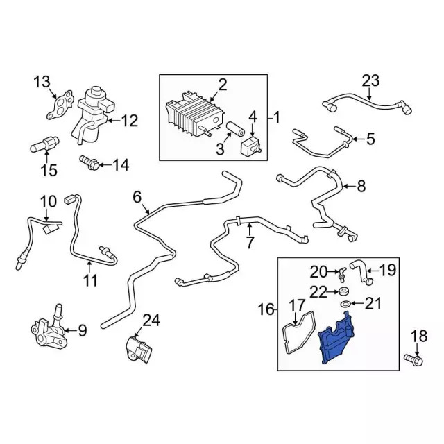 Genuine Ford Engine Crankcase Vent Valve 9E5Z6A785B