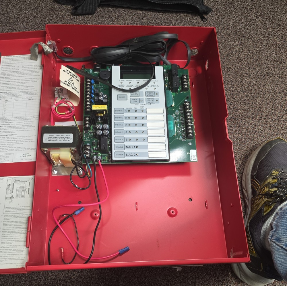 GE Edwards Fireworx FX-5G, fire alarm panel