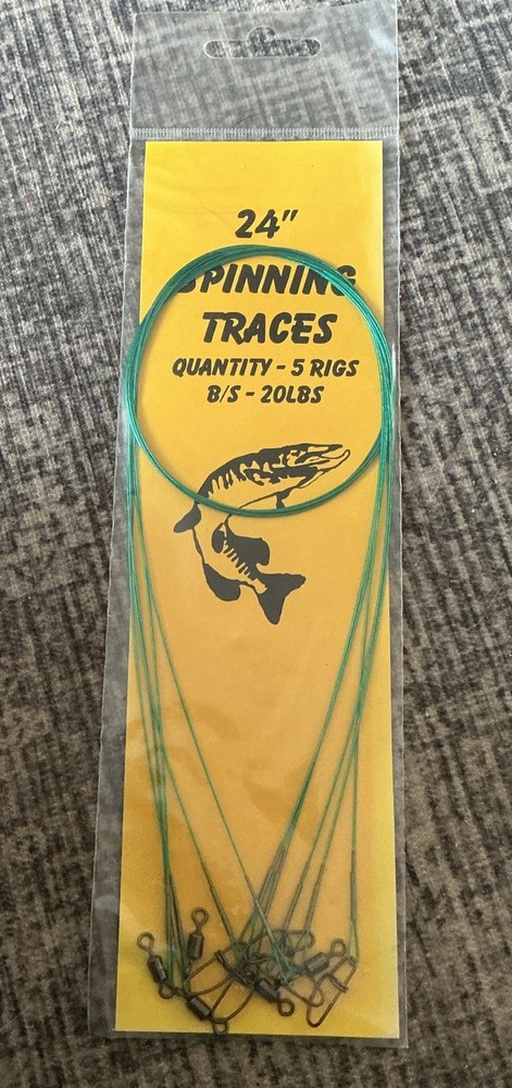 24” Spinning Trace 5 Per Pack B/s 20lbs