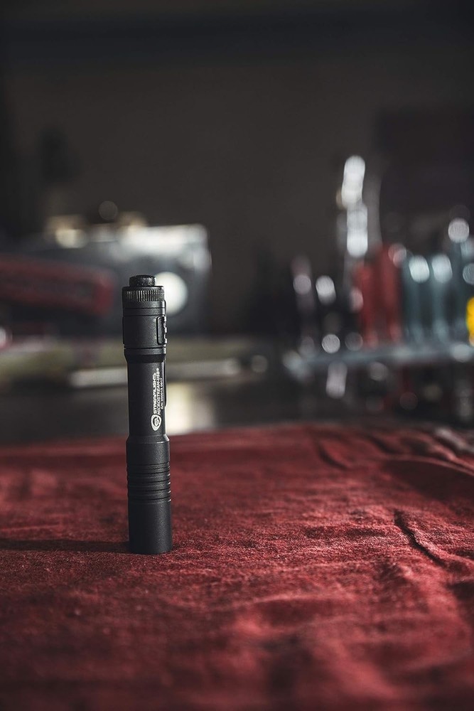 MicroStream 250-Lumen USB Rechargeable Flashlight - Hands-Free & Compact