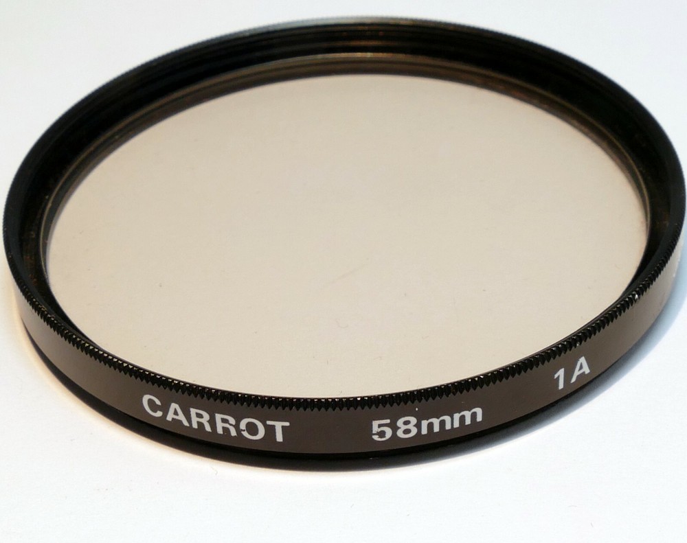 Carrot  1A sky 58mm filter  Skylight