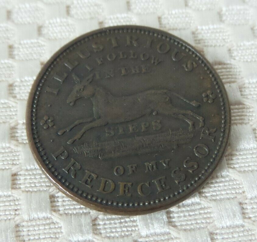 1837 Hard Times Token-Cent Executive Experiment - Illustrious Predecessor