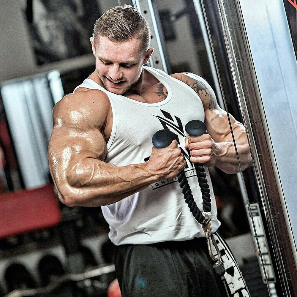 LAT Pull Down Bar/Tricep Press Down Bar/Curl Pull Down Bar Multi-Exerciser Ca...