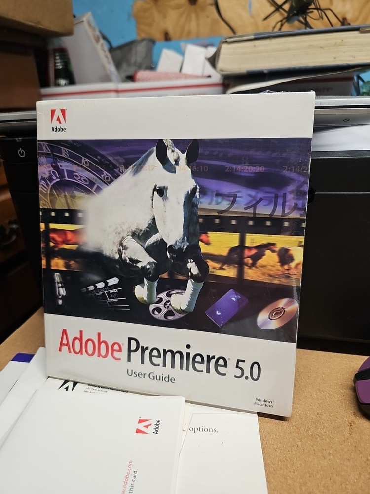 Adobe Premiere 5.0 User Guide NEW - SEALED book only