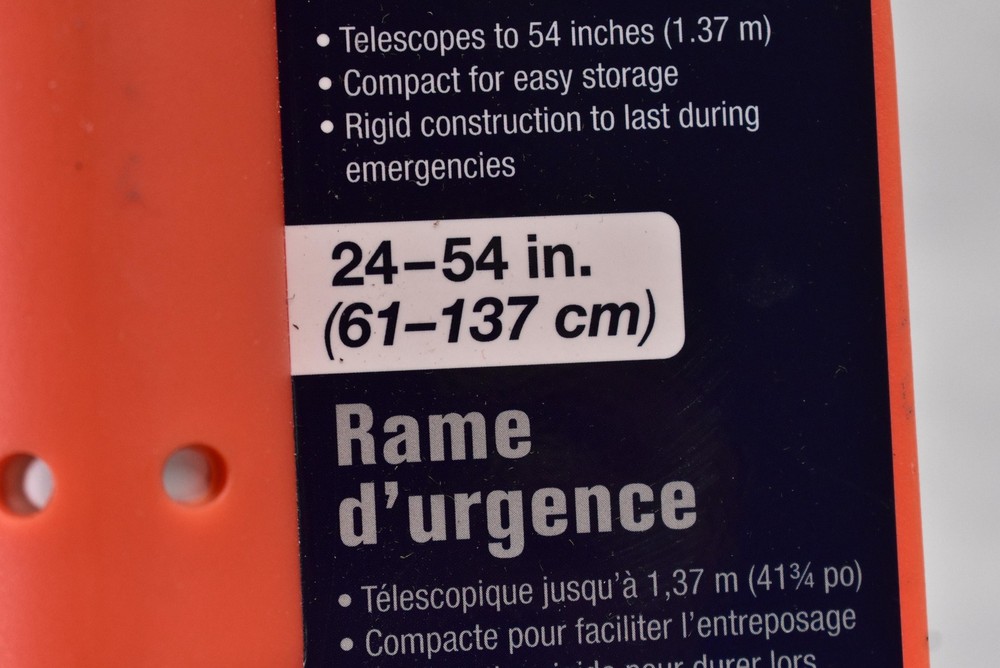 Attwood Emergency Paddle Telescoping 24-54 In Orange Compact Boat Accessory