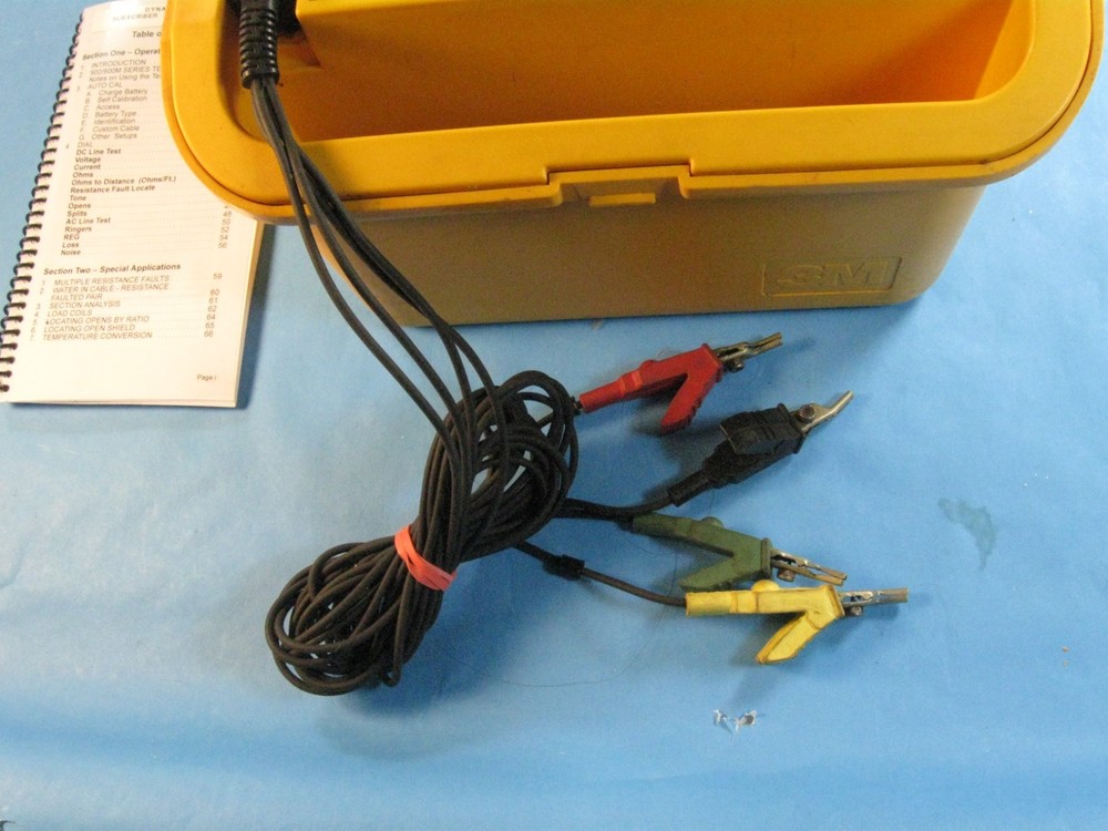 3M Dynatel 965 Subscriber Loop Analyzer & new Batt & 85 page instruction book
