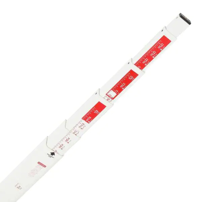 Leveling Telescoping Rod with Carrying Bag Fiberglass Rectangular-Shaped 25 Ft.