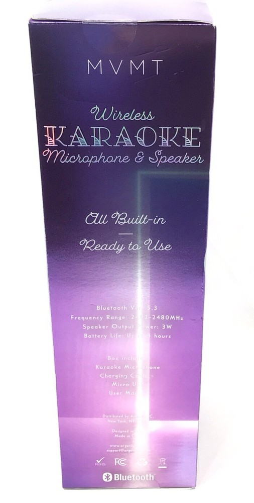 MVMT Karaoke Wireless Microphone & Speaker All In One