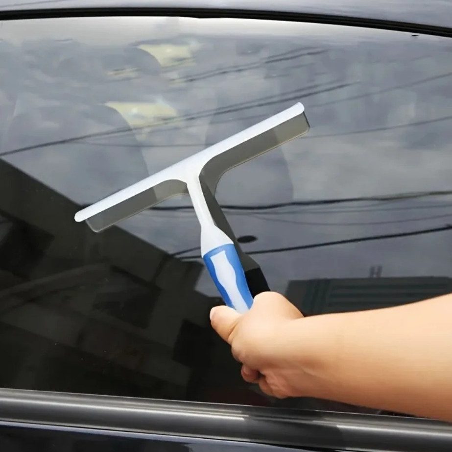 T-Style Car Snow Scraper Squeegee for Front & Rear Windshield Ice Removal