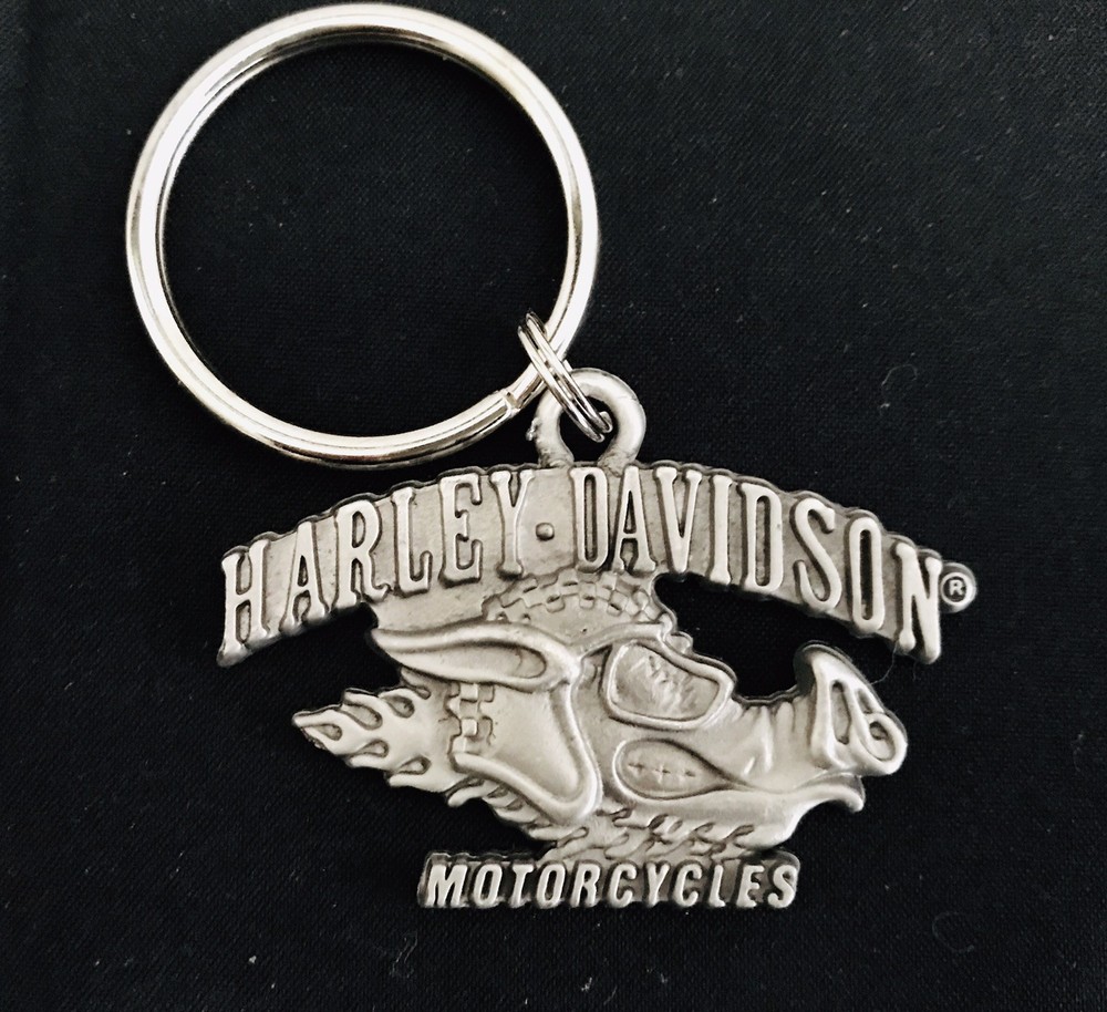 Harley Davidson Hog Head METAL KEYCHAIN