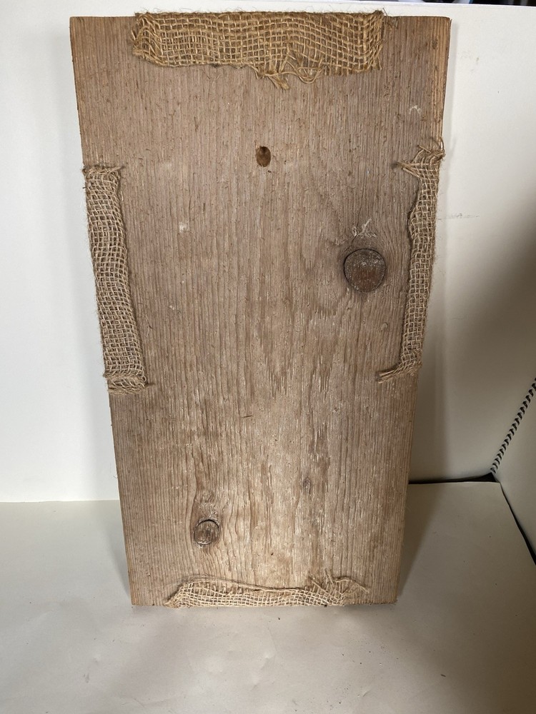 Rustic Handmade Burlap And Shotgun Shell Cross Wall Hanging Decor