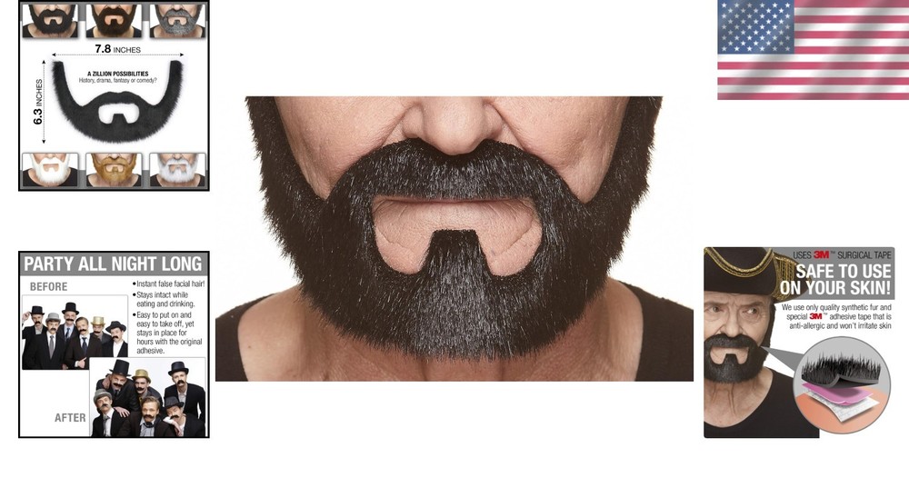 Synthetic Beard - Theater Costume Accessory