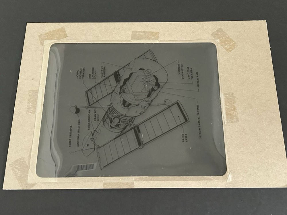 1978 NASA KSC Shuttle Space Telescope Satellite Presentation Transparency-160