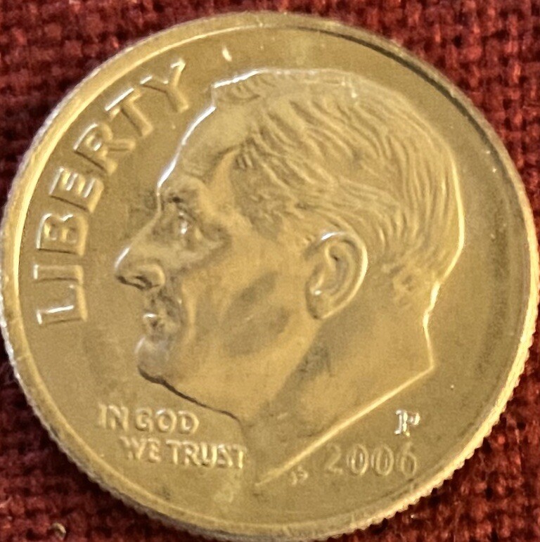 2006-P BU Roosevelt Dime From OBW