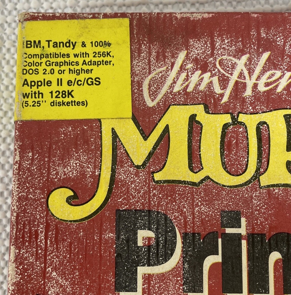 Jim Henson's Muppets Print Kit (PC/Commodore 64, 1989) Complete