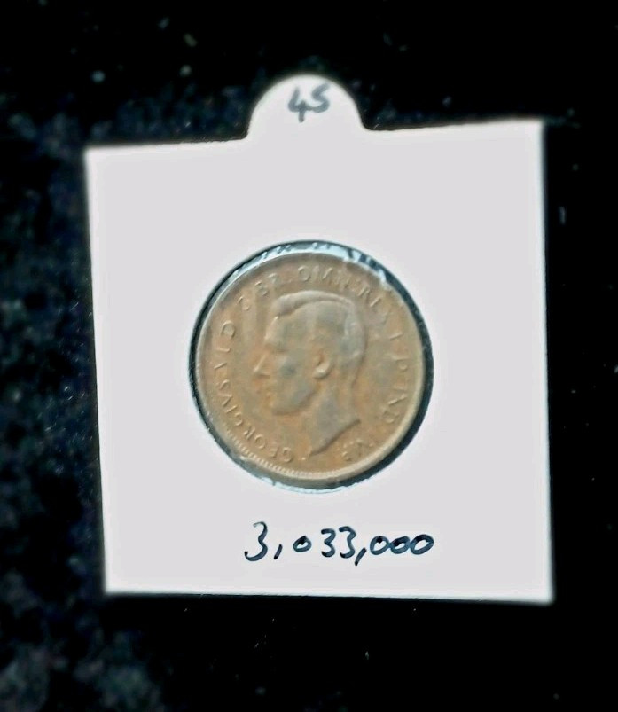 1945 Australian Half Penny