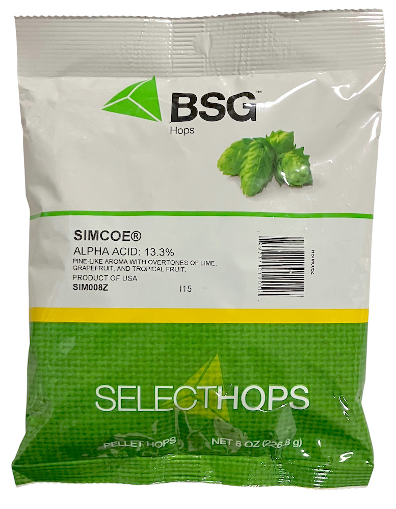 Simcoe Hop Pellets - 8 oz