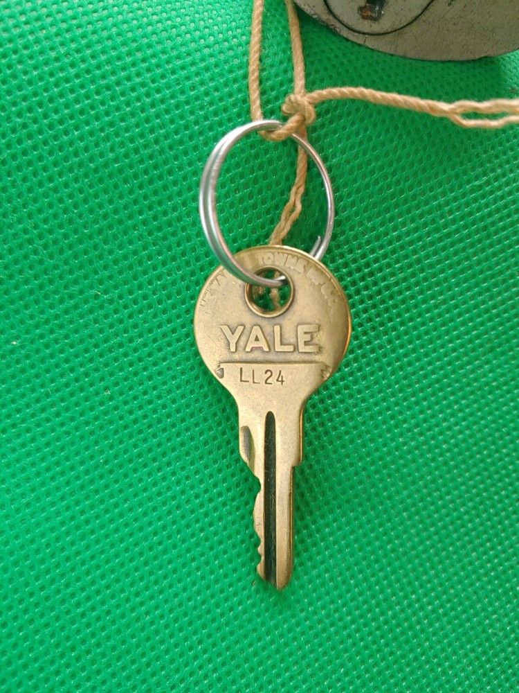 2. X Vintage Yale Padlock With Original Key