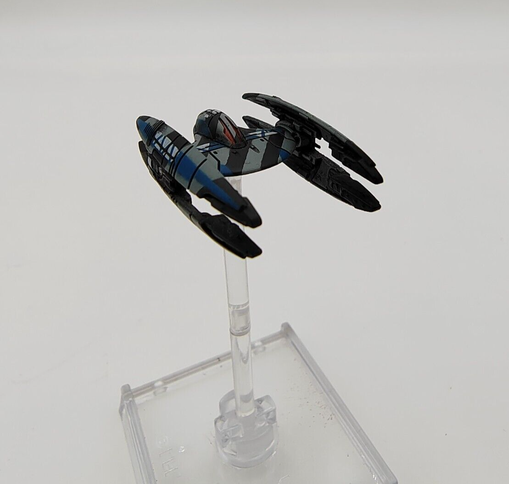 2 Pcs Vulture-class Droid Fighter (BLUE) Star Wars X-Wing Miniatures NOT STAND