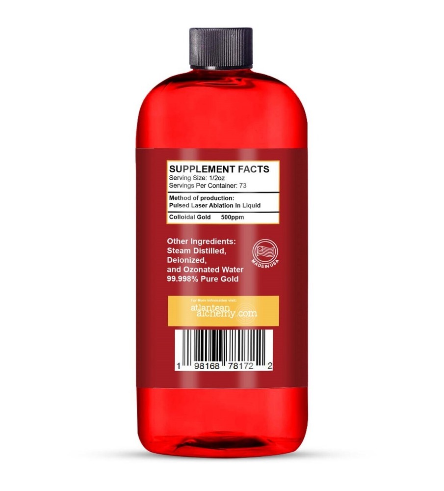 Colloidal Gold 500PPM - Laser Made