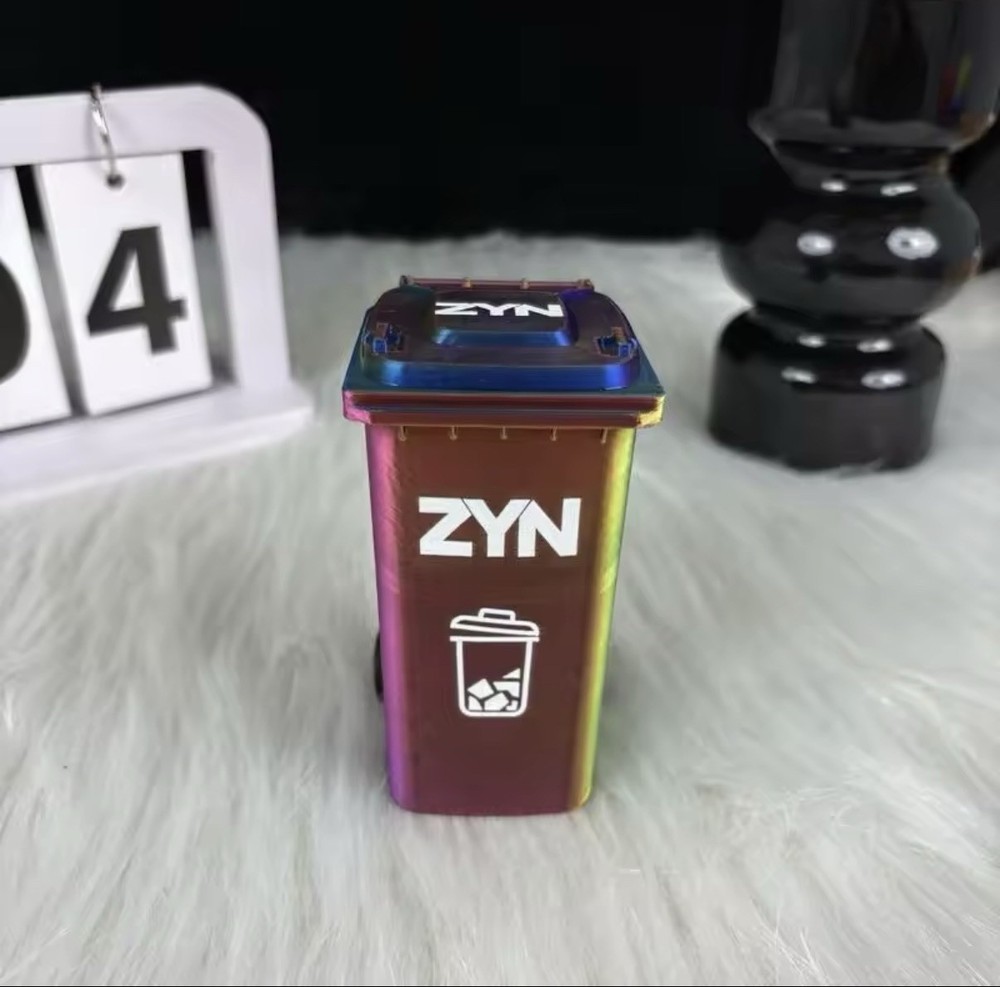 Zyn Bin Desk Trash Can Organizer Storage Box Dustproof Desktop Office