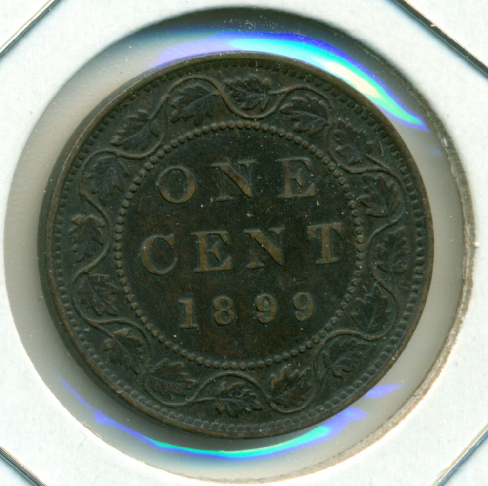 1899 CANADA LARGE CENT, EXTRA FINE, GREAT PRICE!