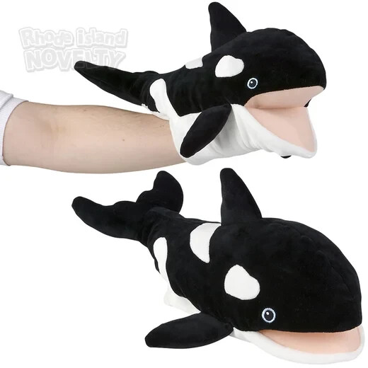 RI 15" Ocean Safe Orca Puppet