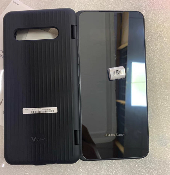 LG V60 ThinQ Secondary Screen OLED Assembly With Frame /Connector (Case Only)