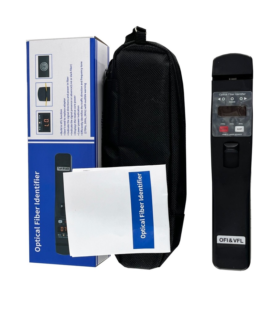 Handheld Optical Fiber Identifier On-line testing Red Light Output Power 1mW