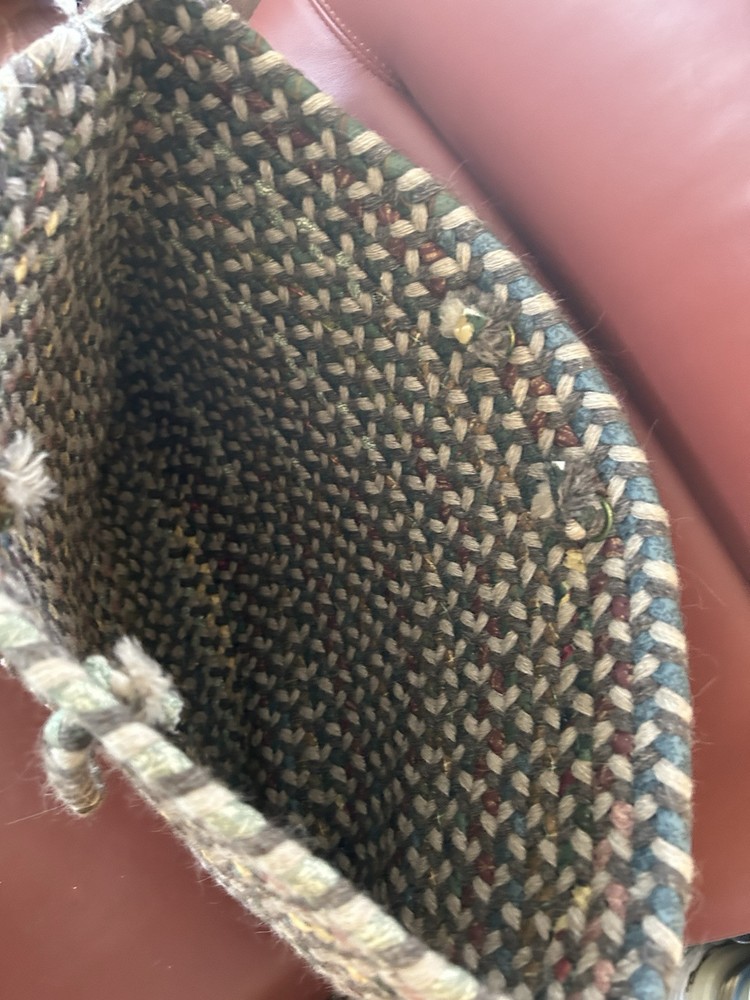 Large Braided Rug Bag/Sewing