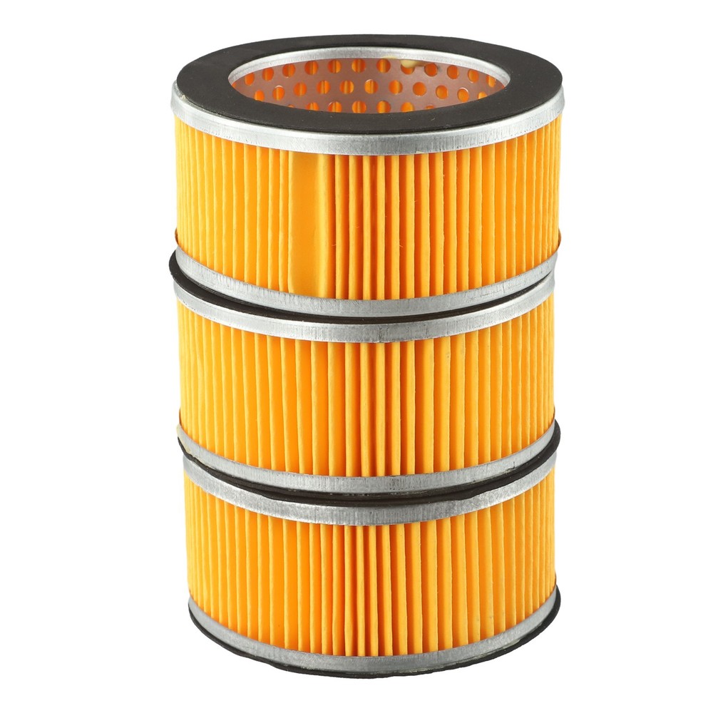 Yellow Cylinder Shape Air Compressor Element Filters Assembly Set Replacement