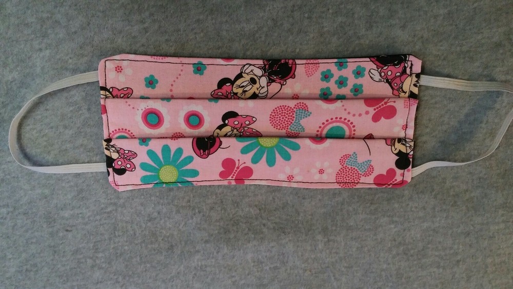 Handmade Fabric Face Mask - Reusable Disney Mouse