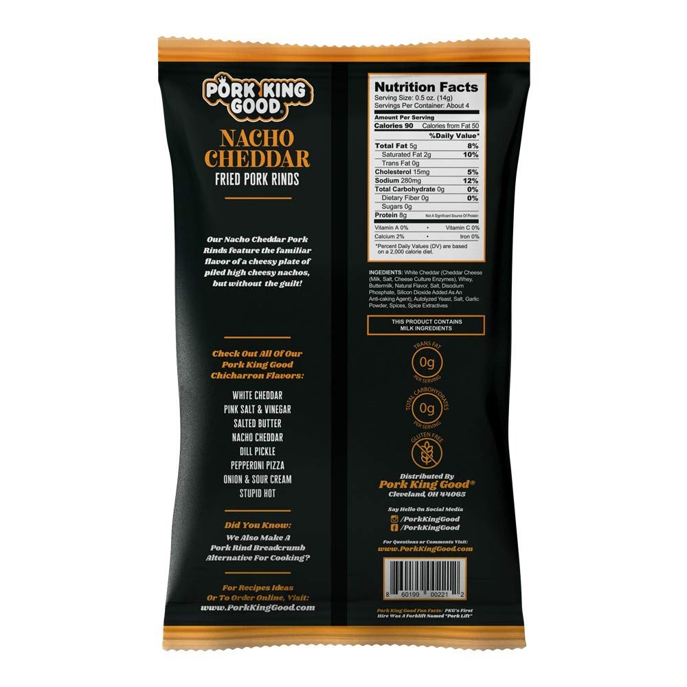 Pork Rinds Variety 6 Pack Chicharrones Keto Snacks