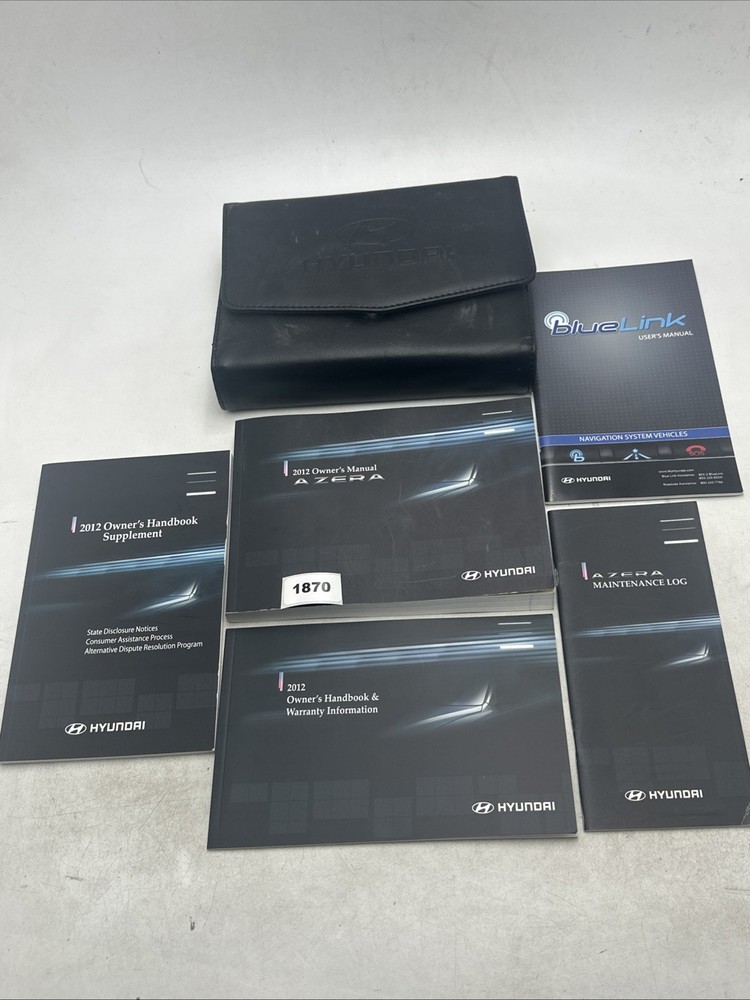 2012 Hyundai Azura owners manual