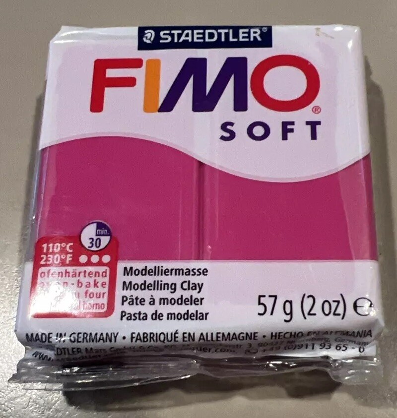 Fimo Soft Gr.57 22-Raspberry Staedtler