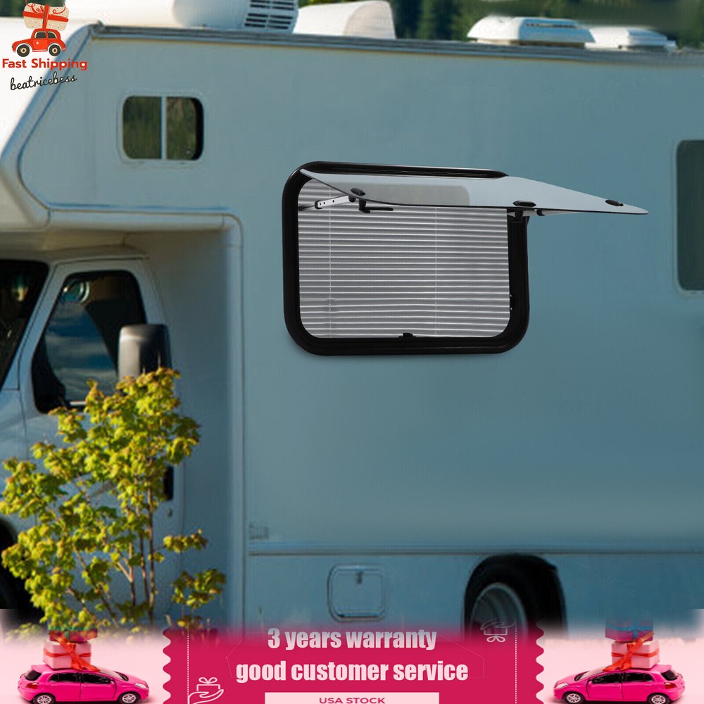 RV Push Out Window Exit Window Trailers Vans Trucks Rectangular Venting Window