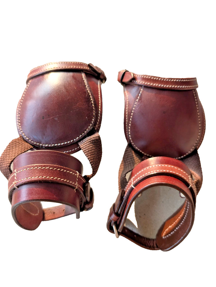 genuine Leather Skid Boots