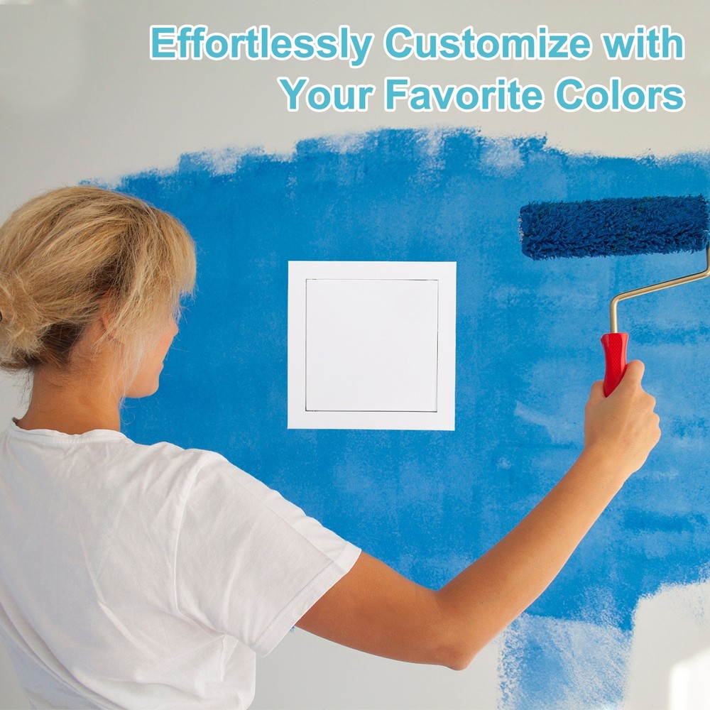 7"x7" Drywall Access Panel Wall Hole Cover Access Doors with Click Lock, White