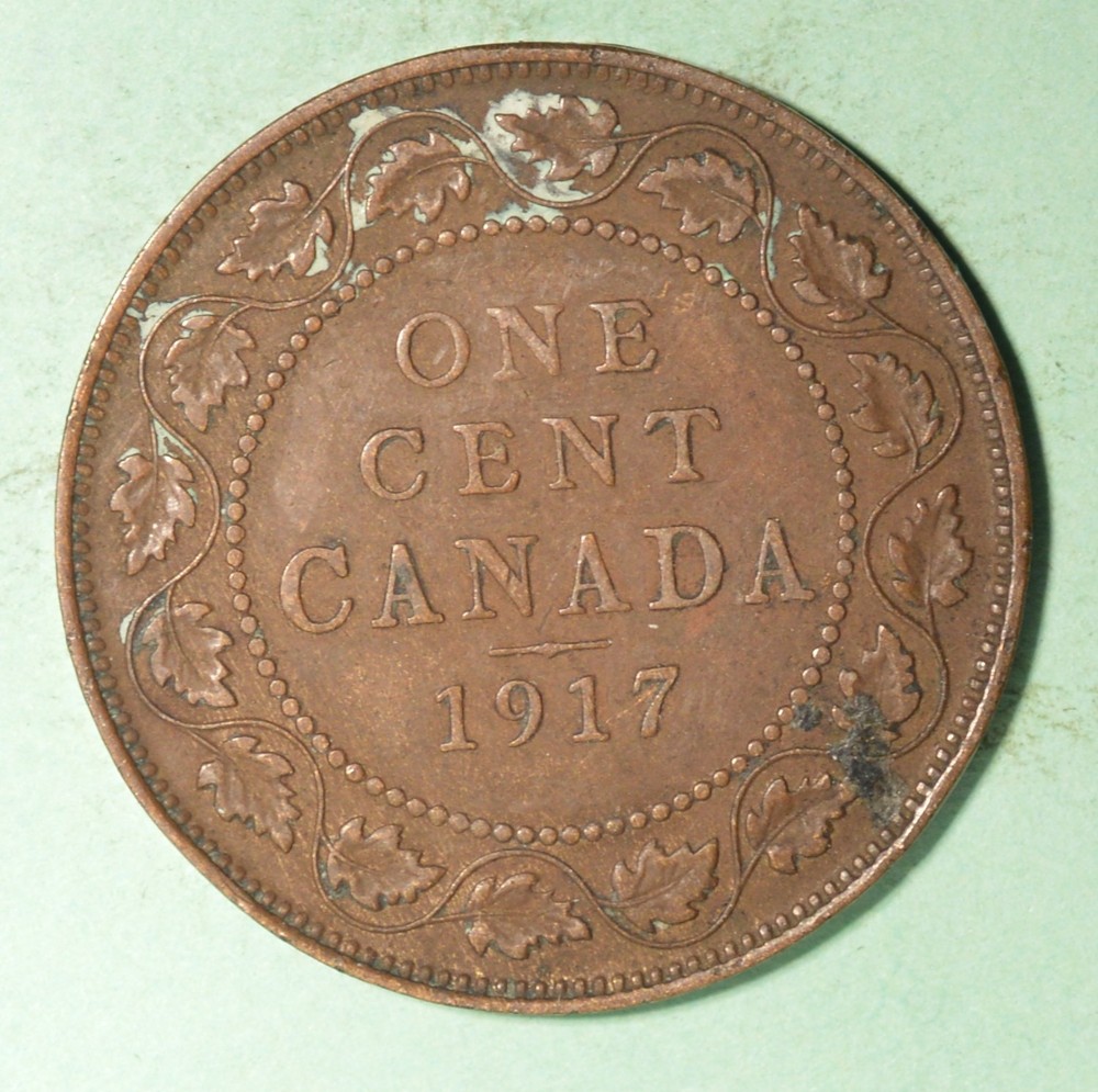 1917 - Canada Large Cent  - INV# X-235