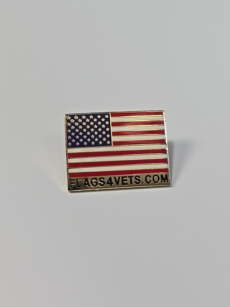 Flags4vets.com USA Flag Lapel Pin