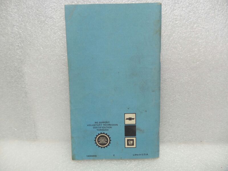 CITATION 1980 Owners Manual 16094