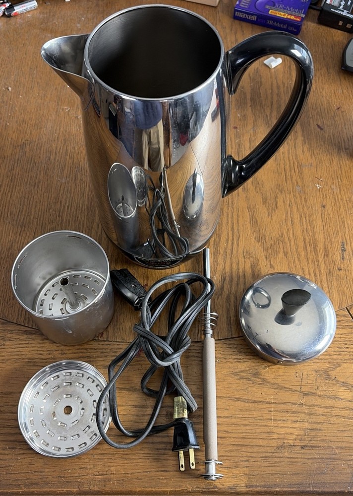 Farberware 142 SuperFast Automatic 12 Cup Coffee Percolator Vintage