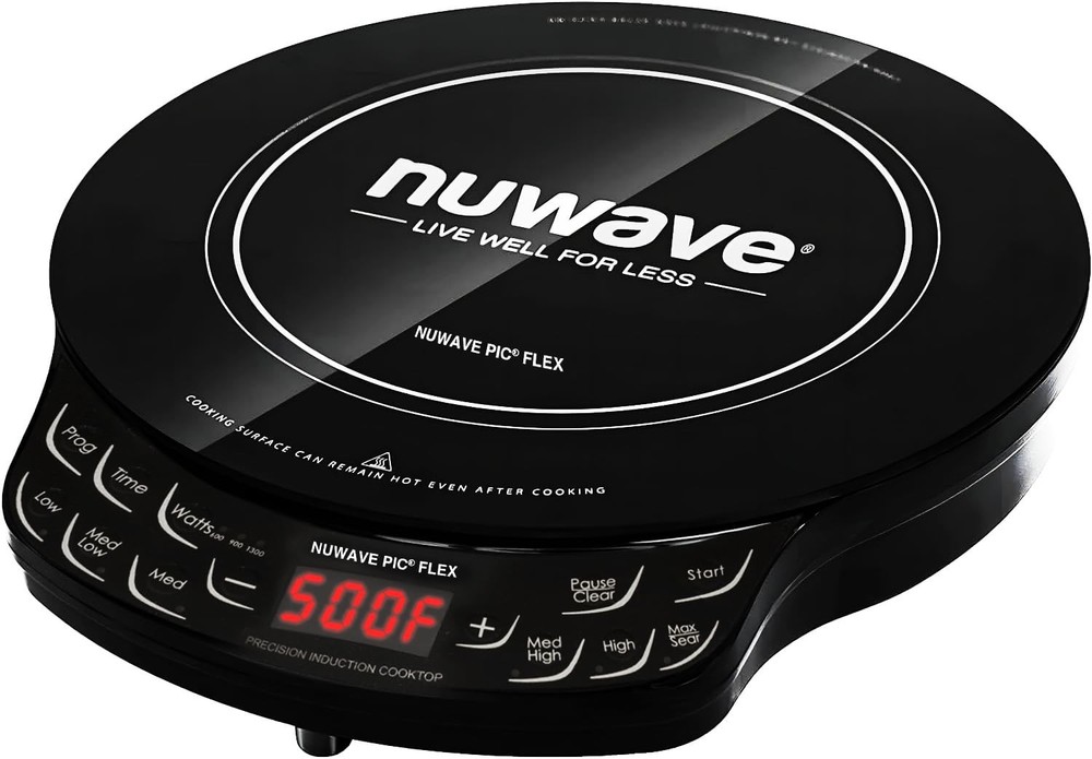 Nuwave Flex Precision Induction Cooktop, 10.25” ShatterProof Ceramic Glass, 6...