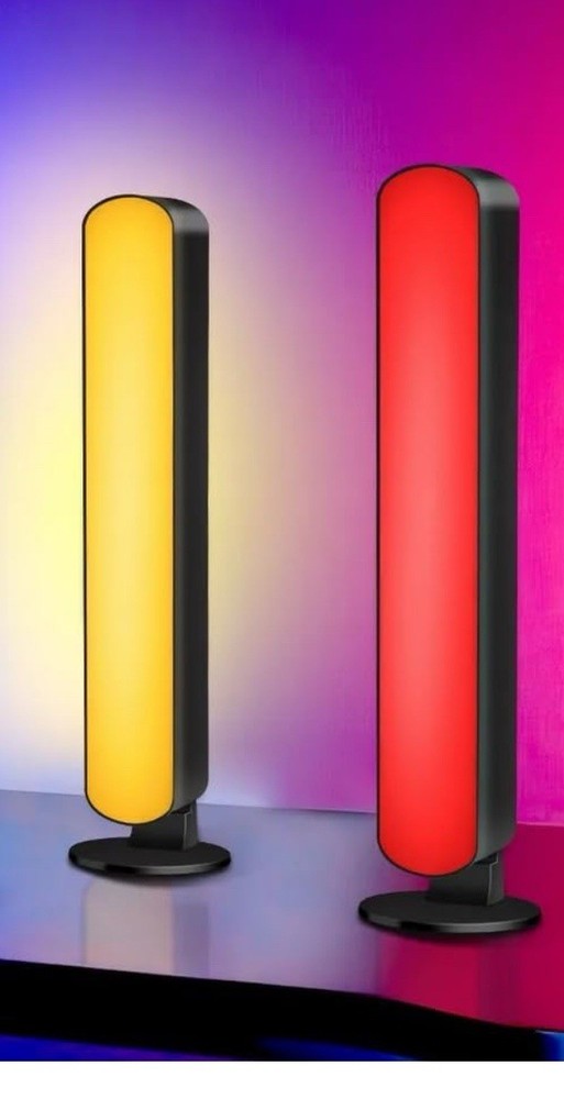 2-Pack RGB LED Music Sync Light - Controlled Ambient Lamp