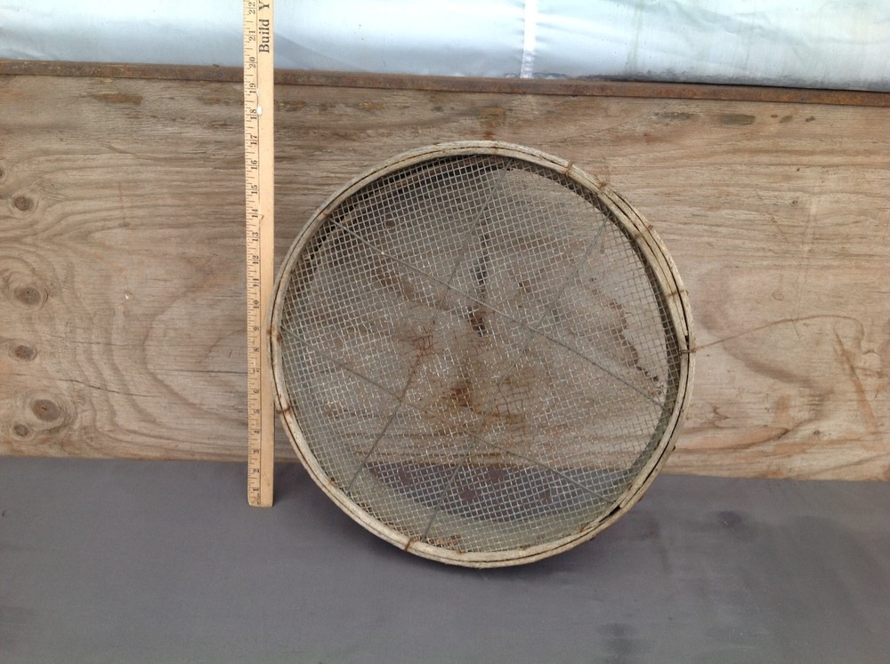 Antique Large 18" Round Sifter