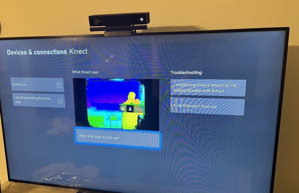 Microsoft Xbox One Kinect Sensor Bar Black, Model 1595