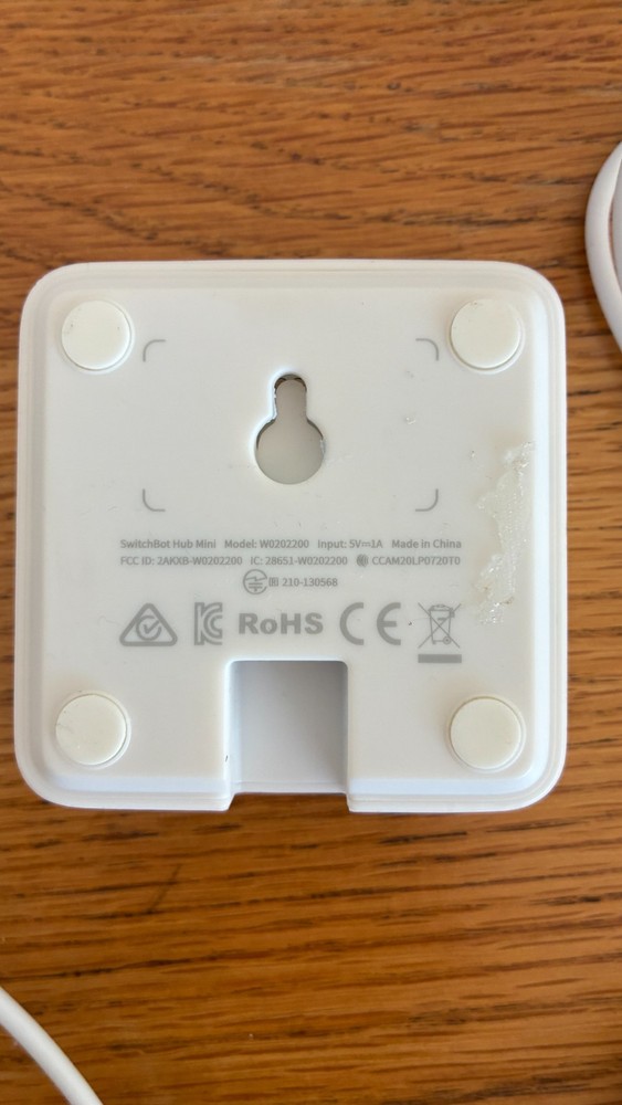 Switchbot Hub Mini IR Controllers x2 and Smart Button Pusher